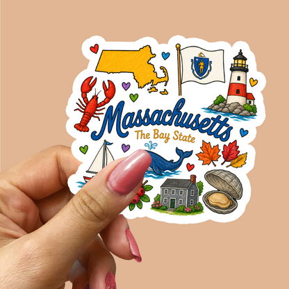 Massachusetts Sticker