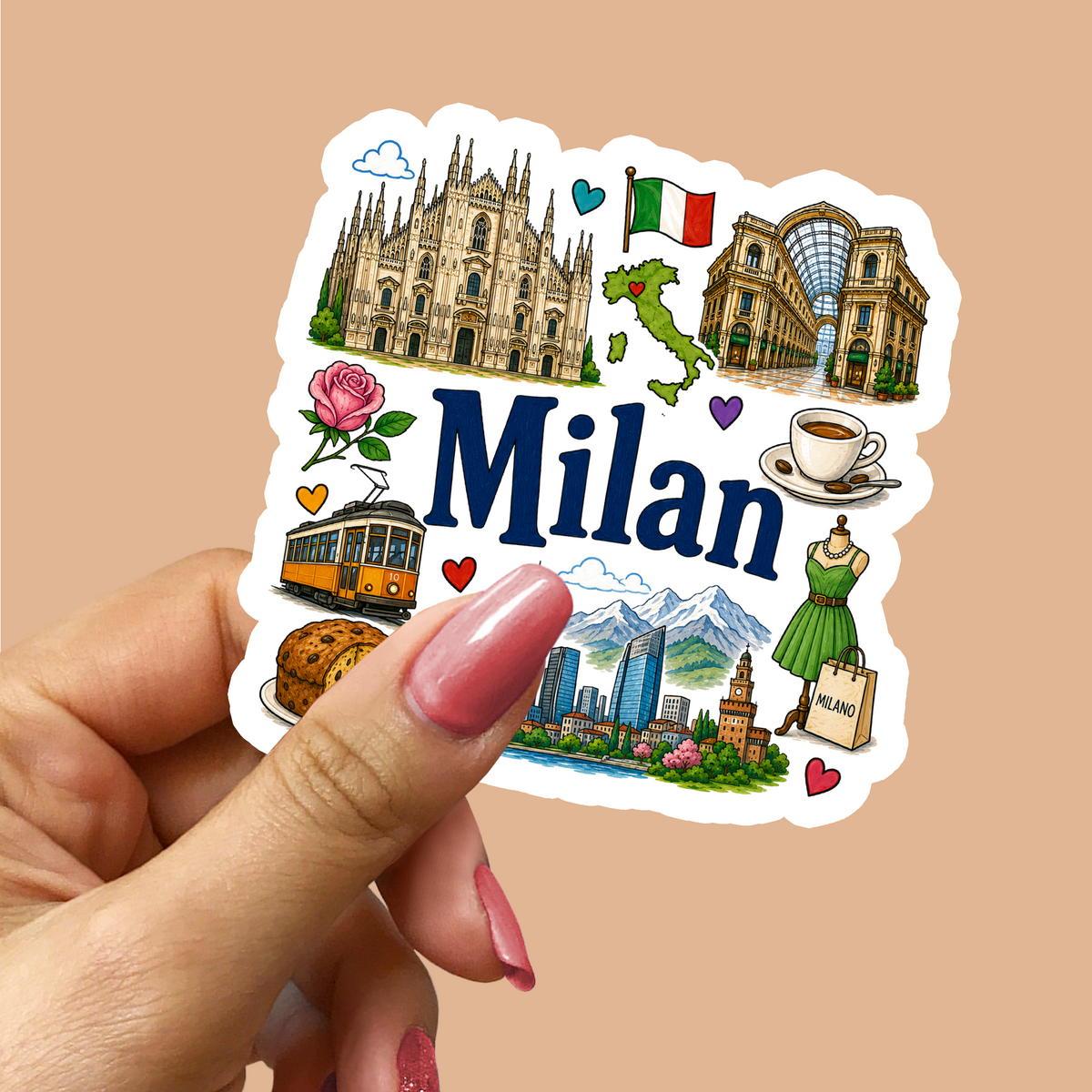 Milan Sticker