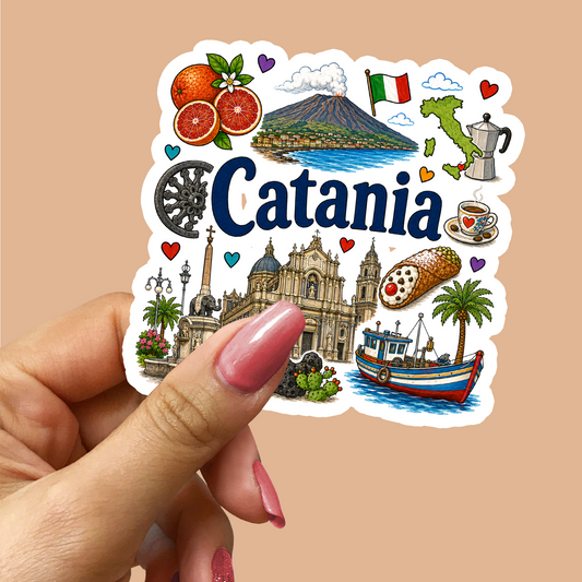 Catania Sicily Sticker