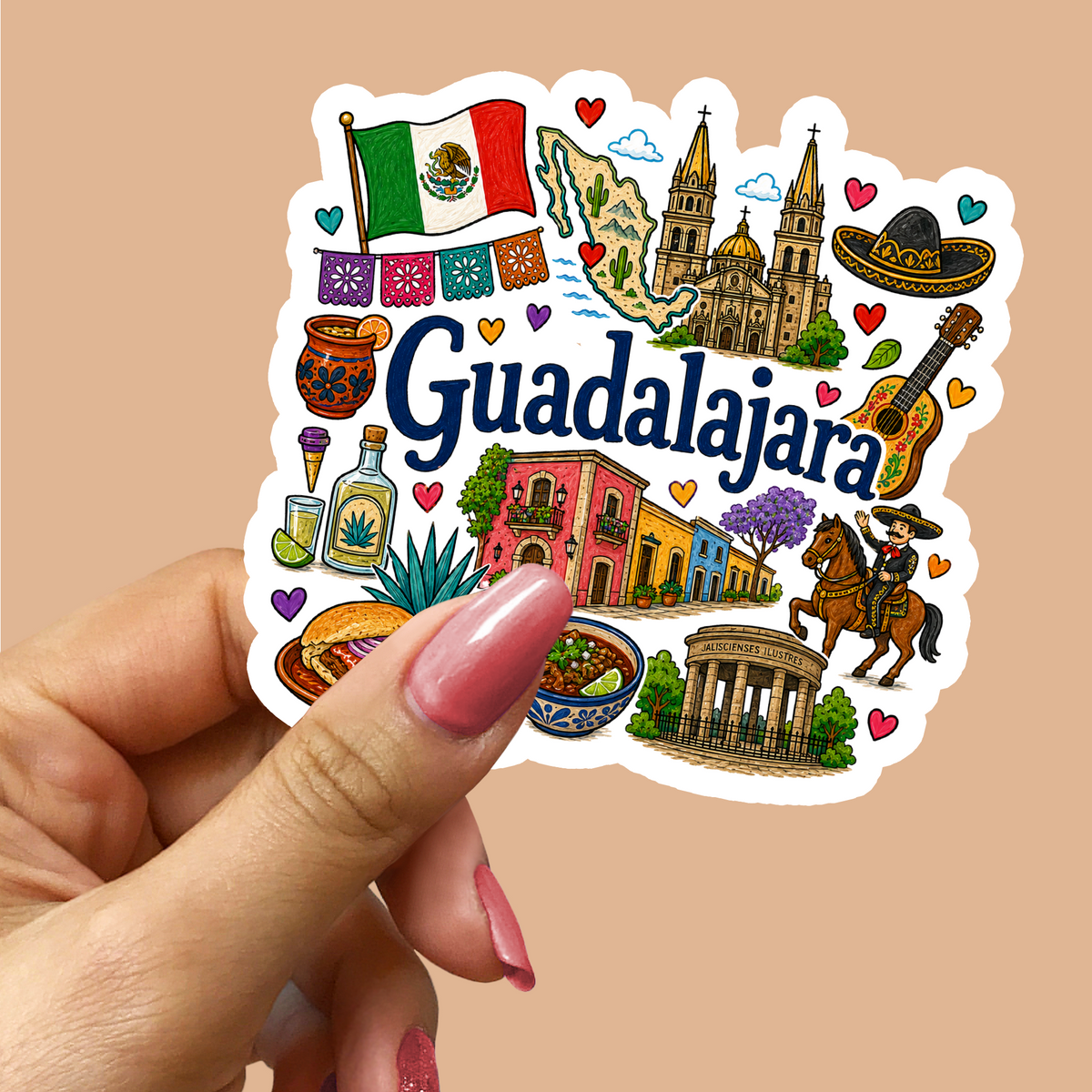 Guadalajara Mexico Sticker