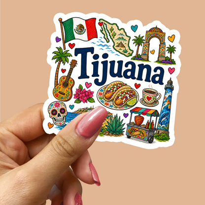 Tijuana Mexico Sticker