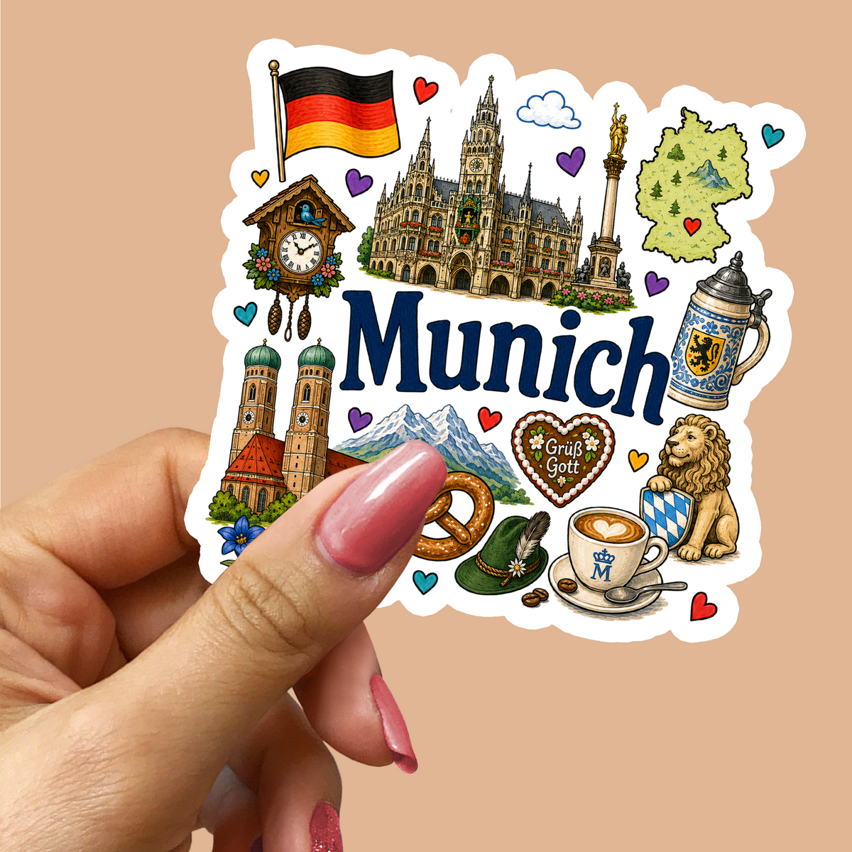 Munich Germany Sticker