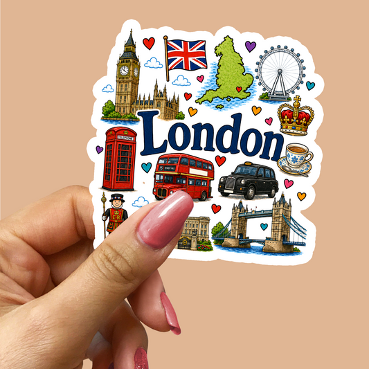 London England Sticker