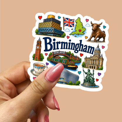 Birmingham England Sticker