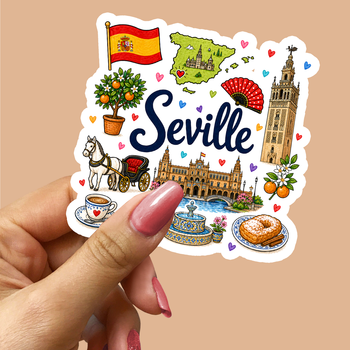 Seville Spain Sticker