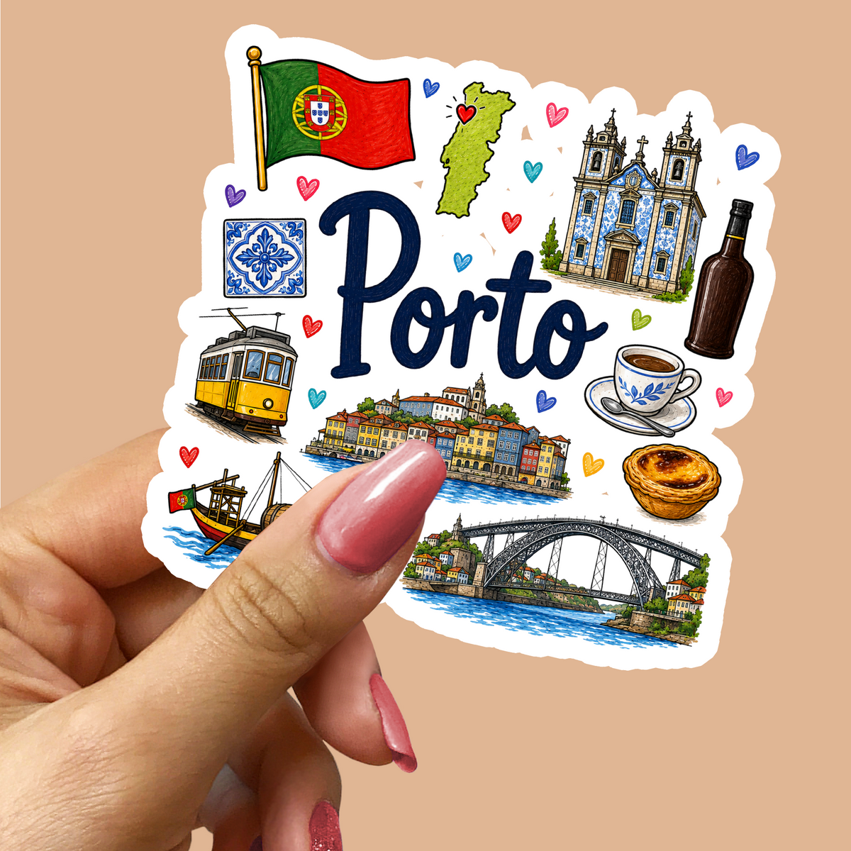 Porto Portugal Sticker