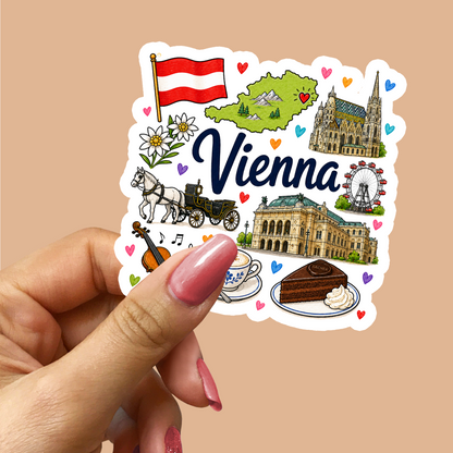 Vienna Austria Sticker