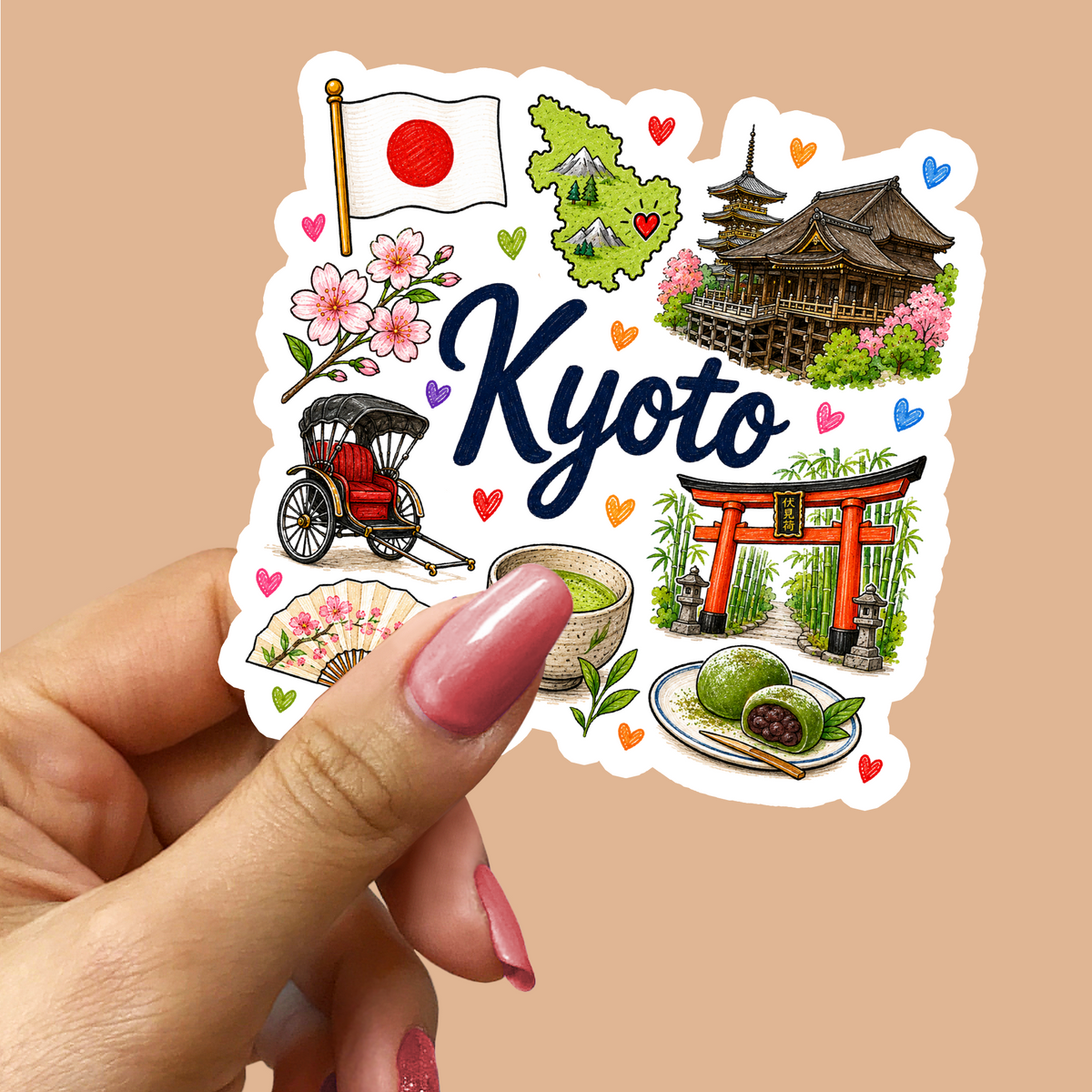 Kyoto Japan Sticker