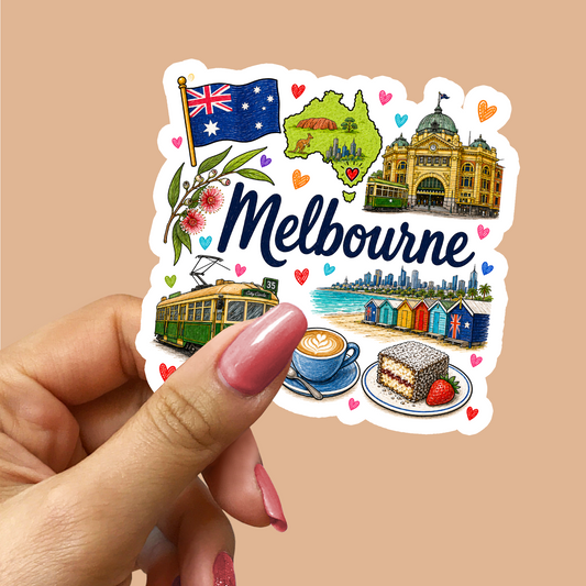Melbourne Australia Sticker