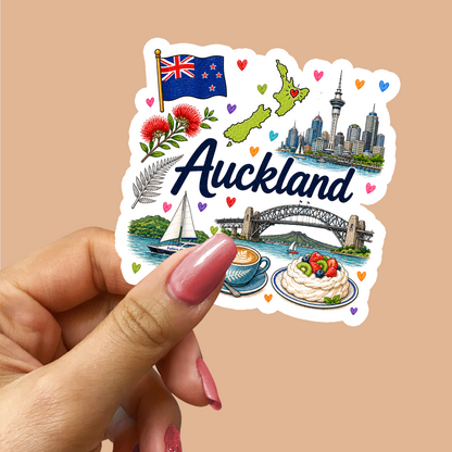 Auckland New Zealand Sticker