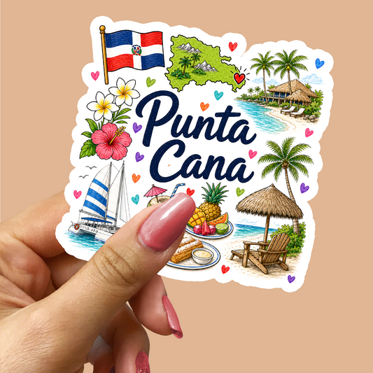 Punta Cana Dominican Republic Sticker