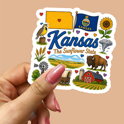 Kansas Sticker