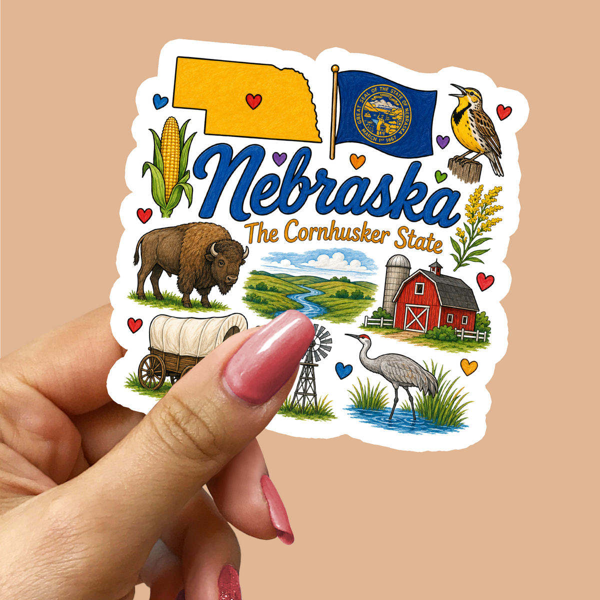 Nebraska Sticker