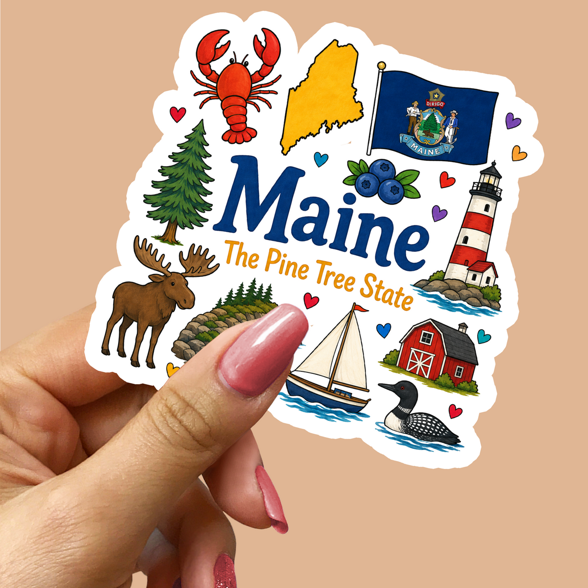 Maine Sticker