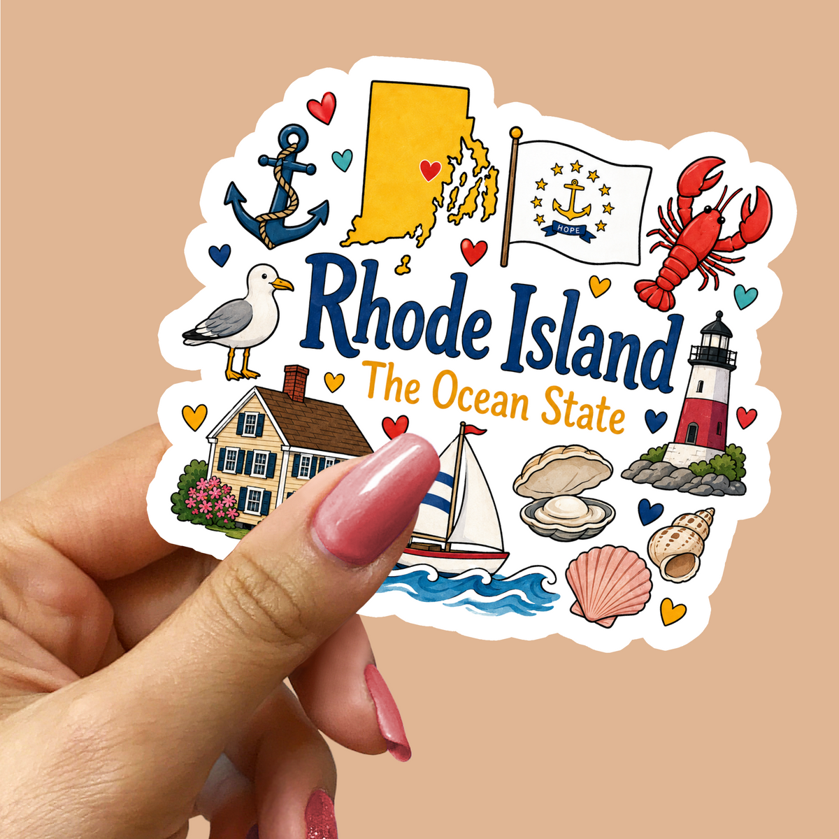 Rhode Island Sticker