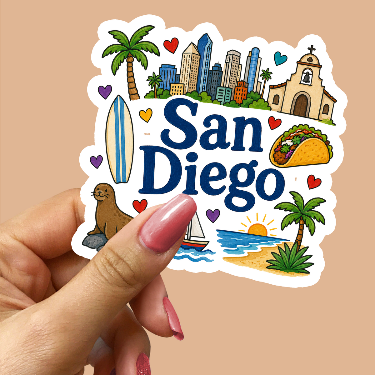 San Diego Sticker