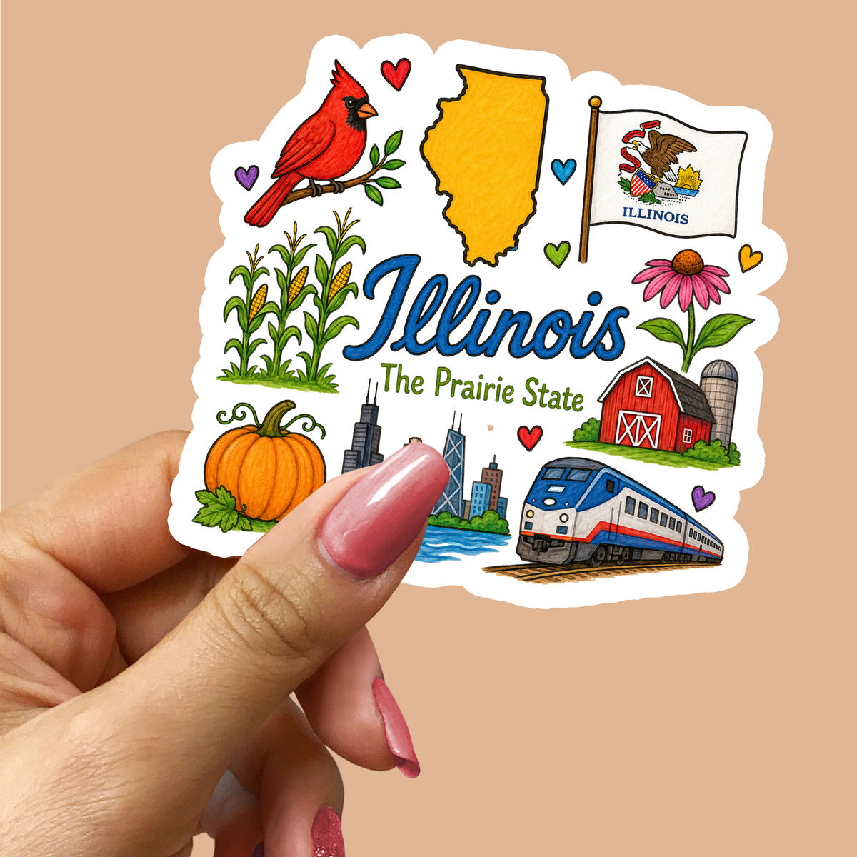 Illinois Sticker