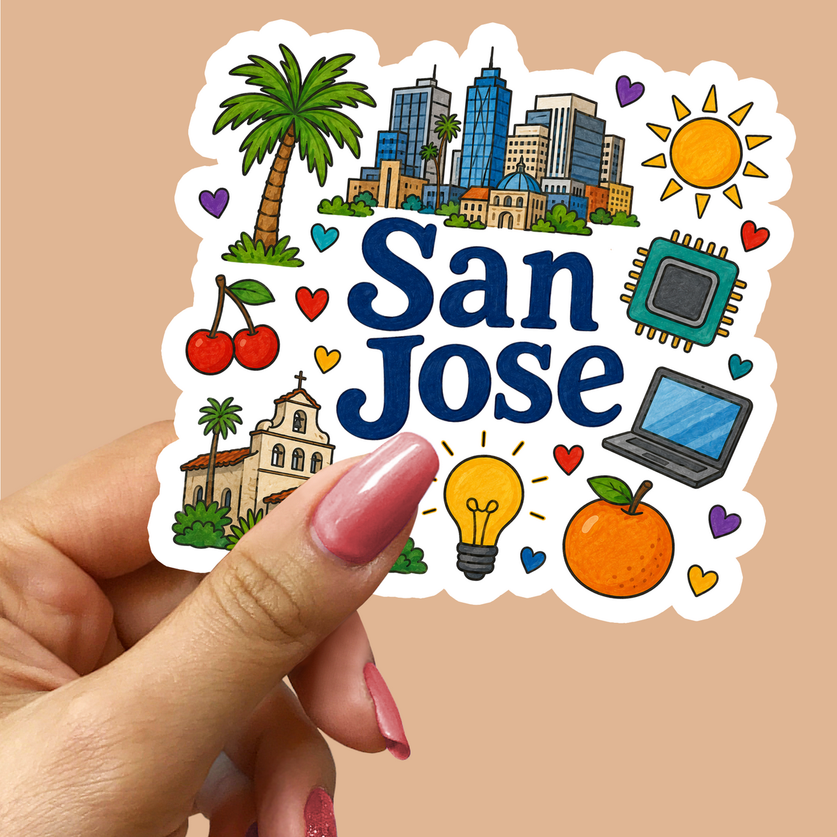 San Jose Sticker