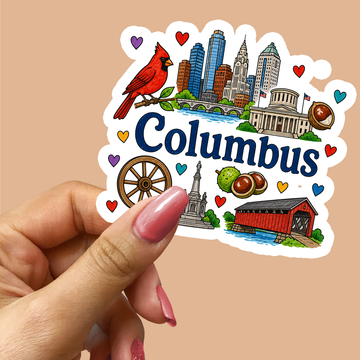 Columbus Sticker