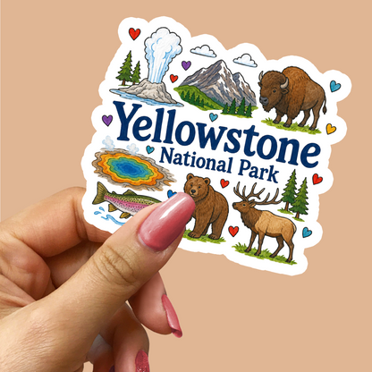 Yellowstone National Park Sticker