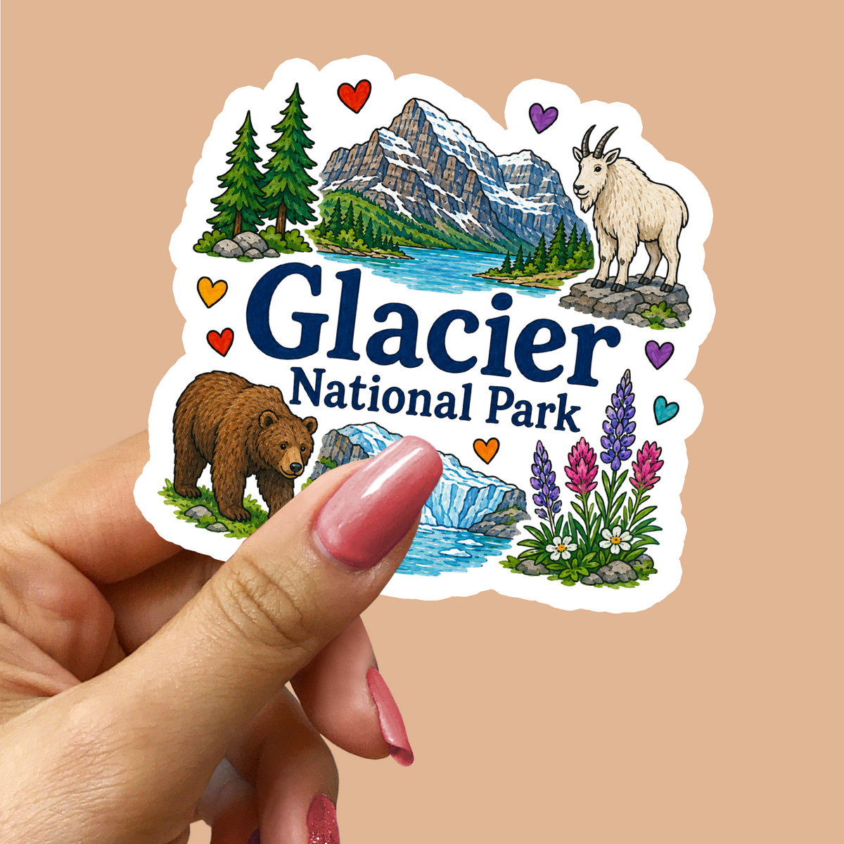 Glacier National Park Sticker