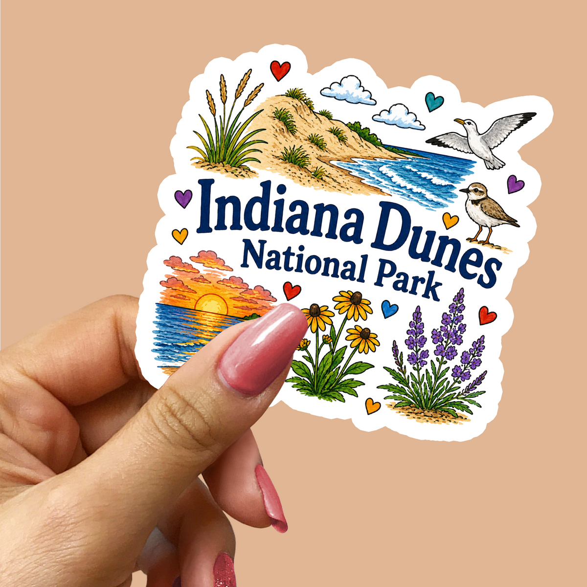 Indiana Dunes National Park Sticker