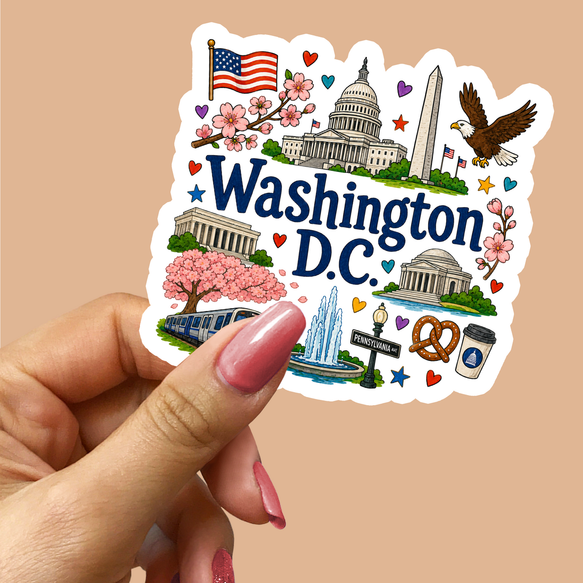 Washington D.C. Sticker