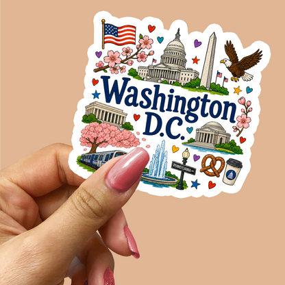 Washington D.C. Sticker