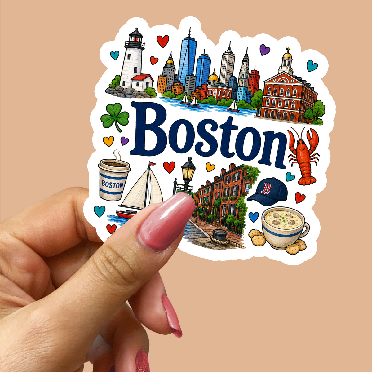 Boston Sticker