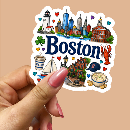 Boston Sticker