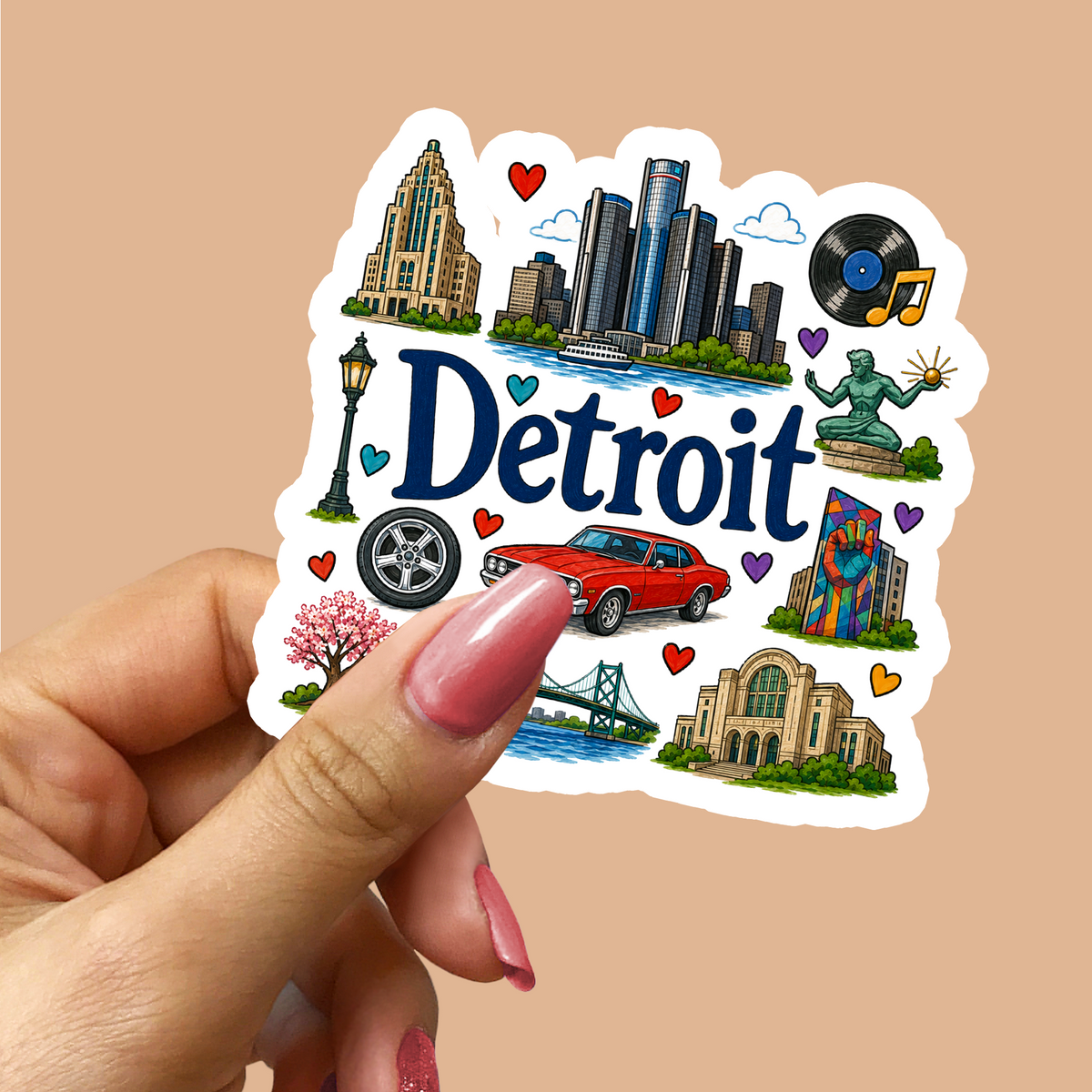 Detroit Sticker