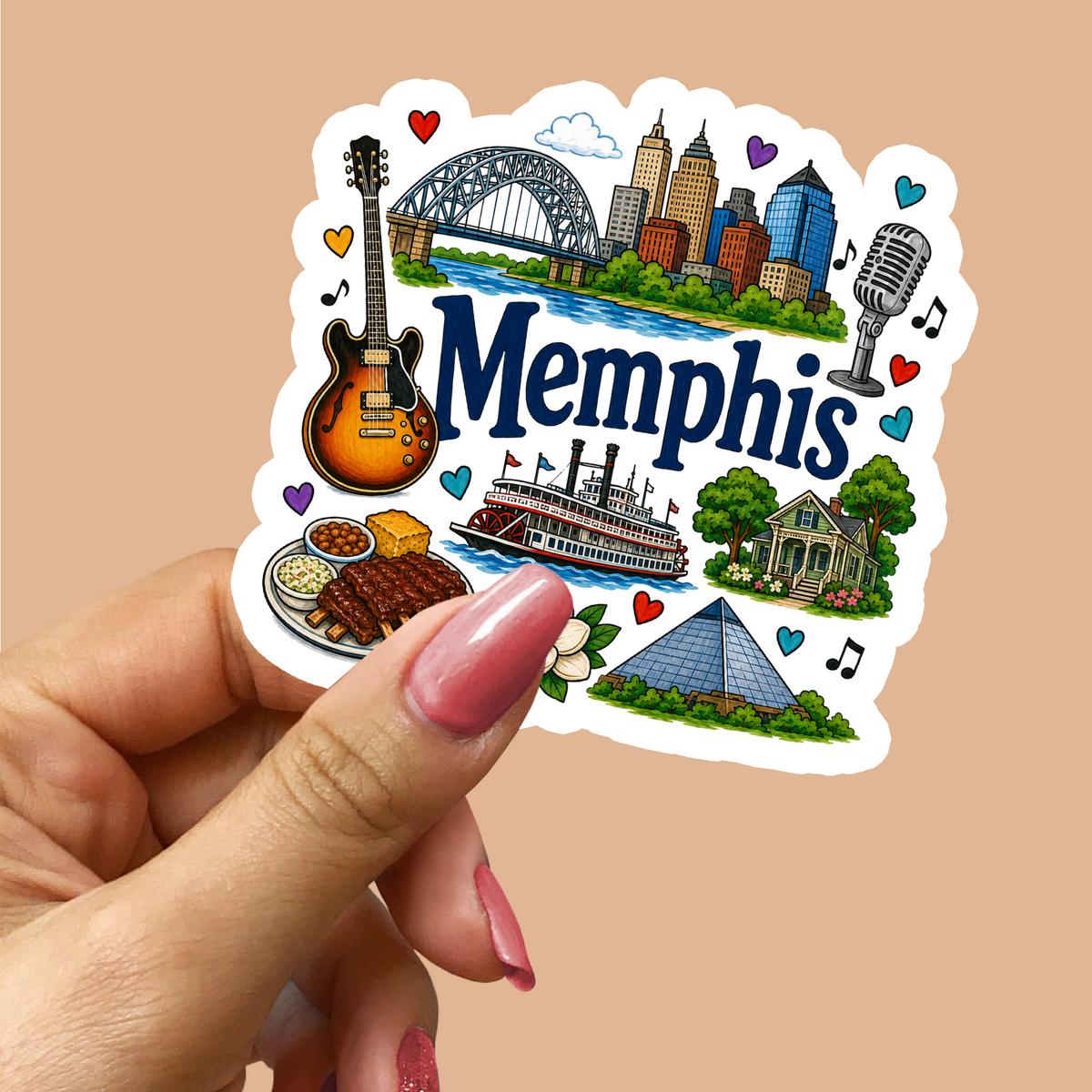 Memphis Sticker