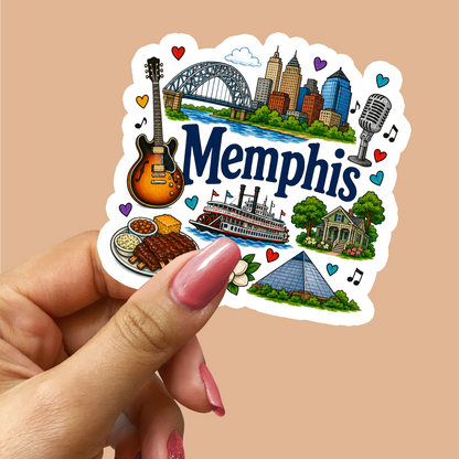 Memphis Sticker