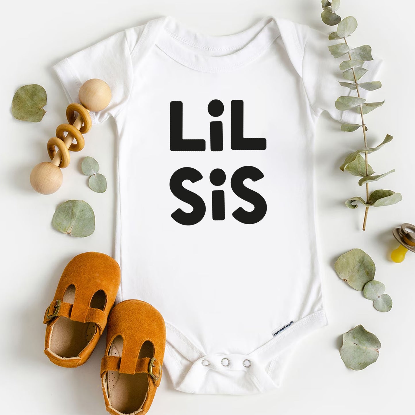 Lil Sis - Matching Siblings Baby Announcement ONESIE®