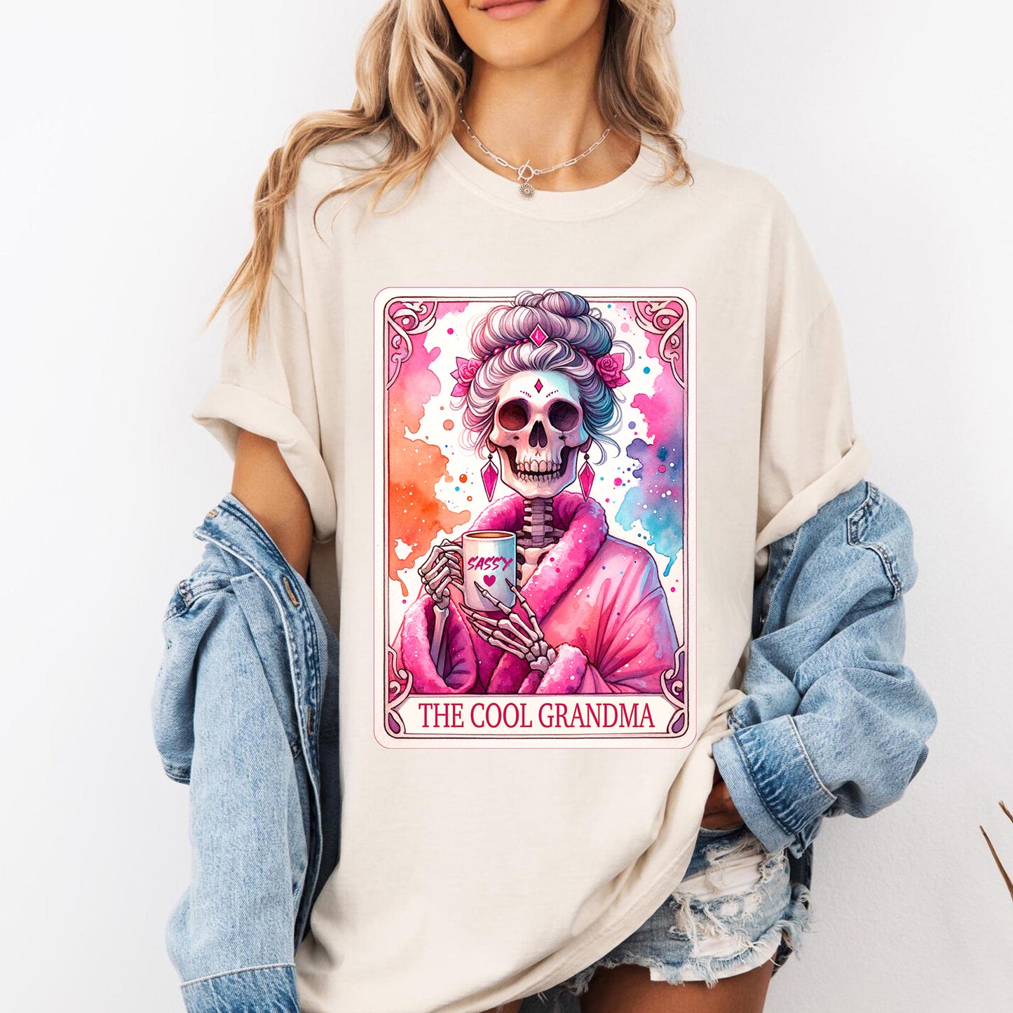 The Cool Grandma Tarot Card Shirt