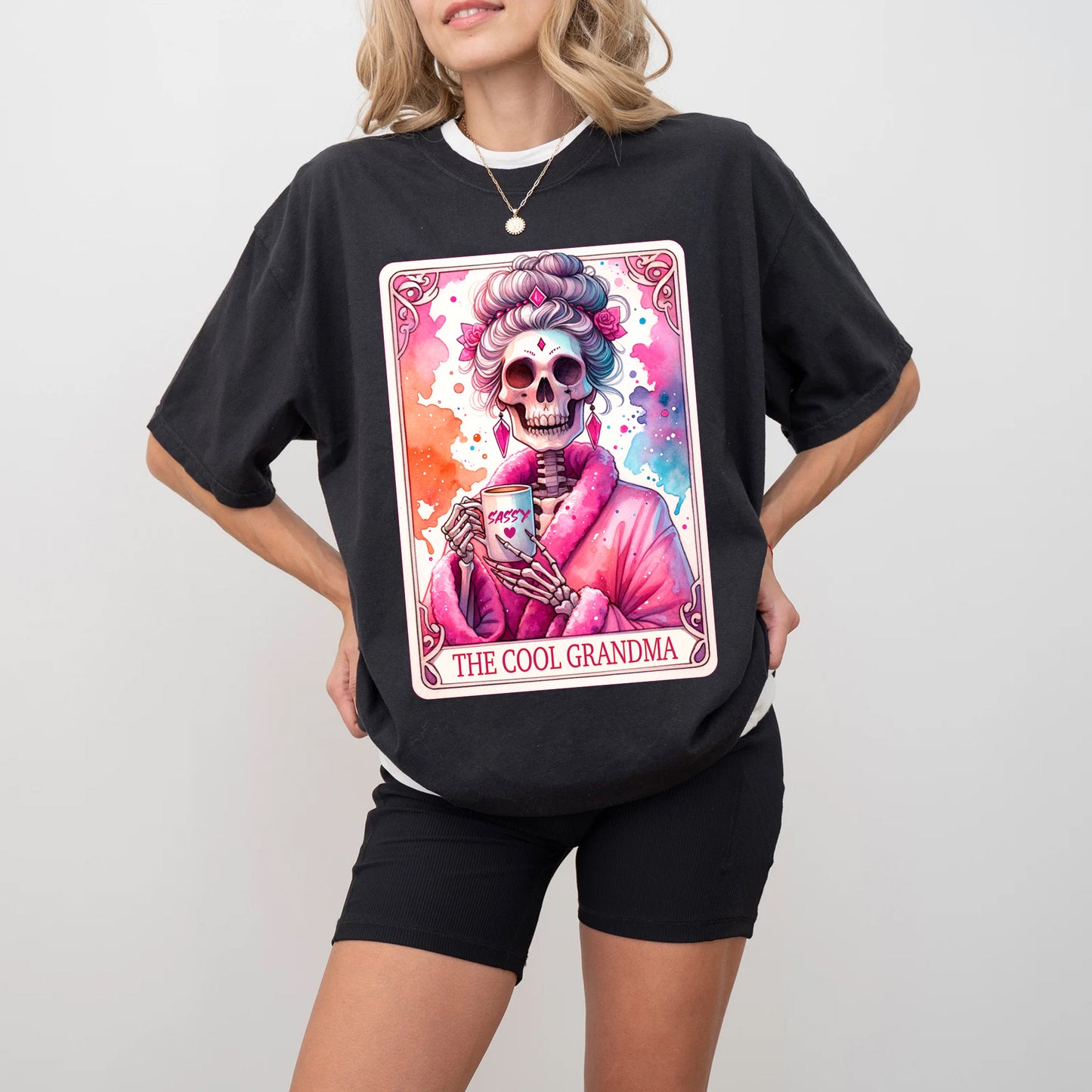 The Cool Grandma Tarot Card Shirt