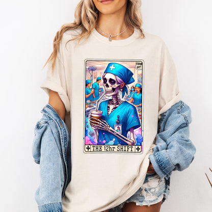 The 12 Hr Shift Tarot Card Shirt