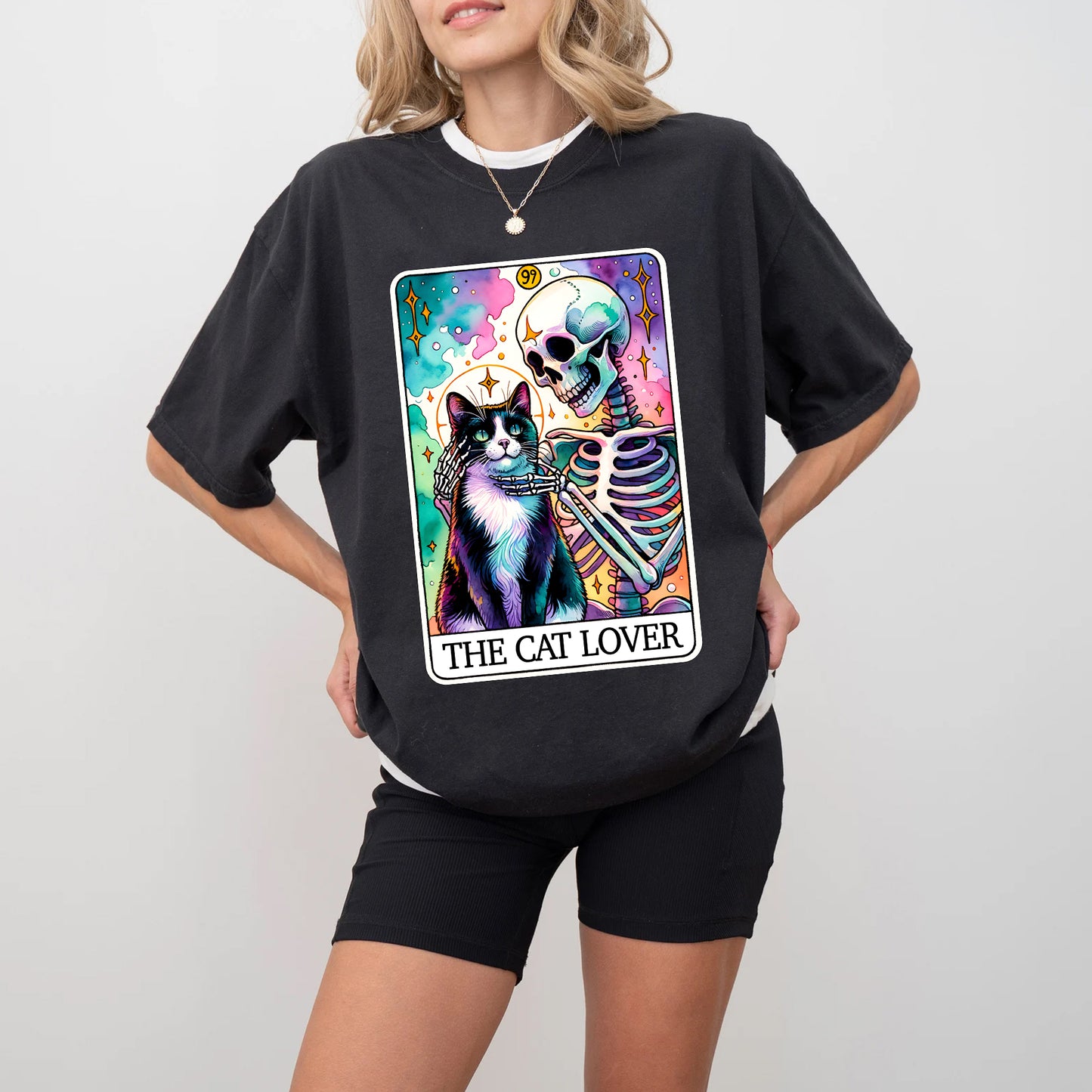 The Cat Lover Tarot Card Shirt