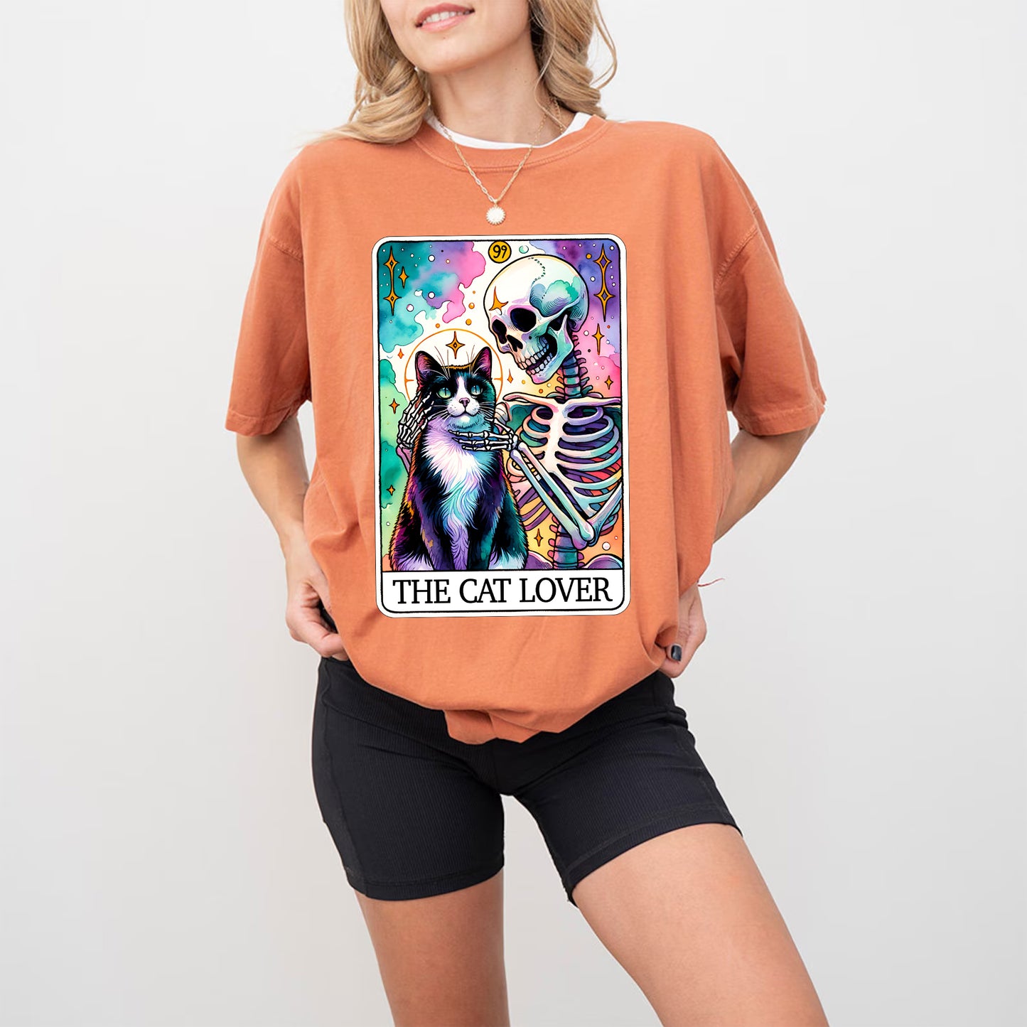 The Cat Lover Tarot Card Shirt