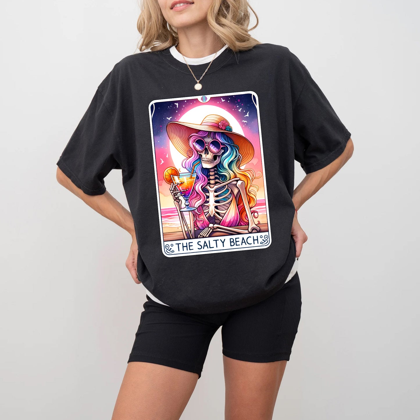 The Salty Beach Tarot Card Shirt