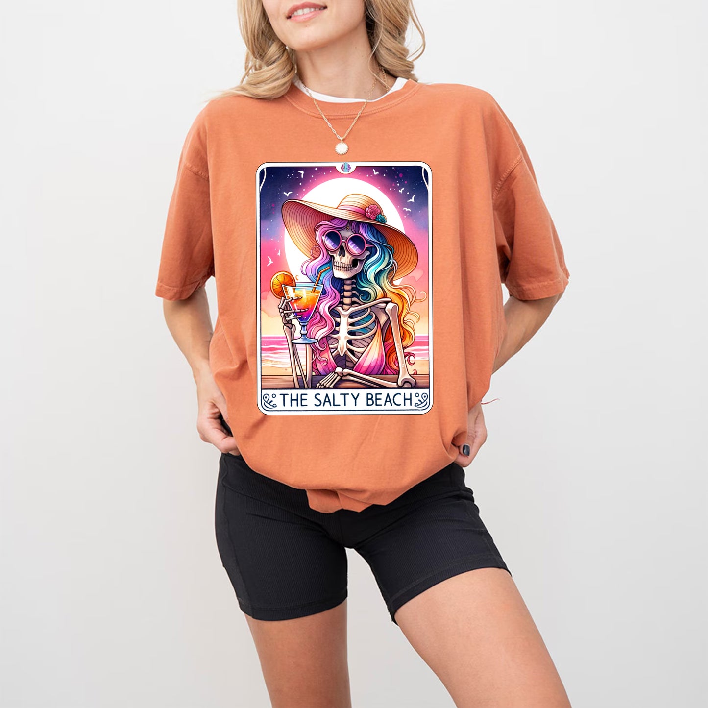 The Salty Beach Tarot Card Shirt