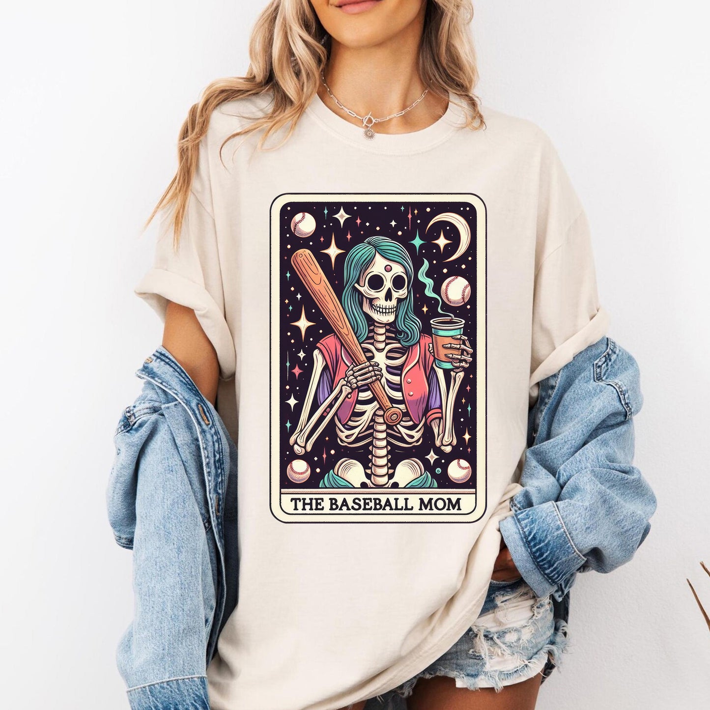 The Baseball Mom Tarot Card Shirt