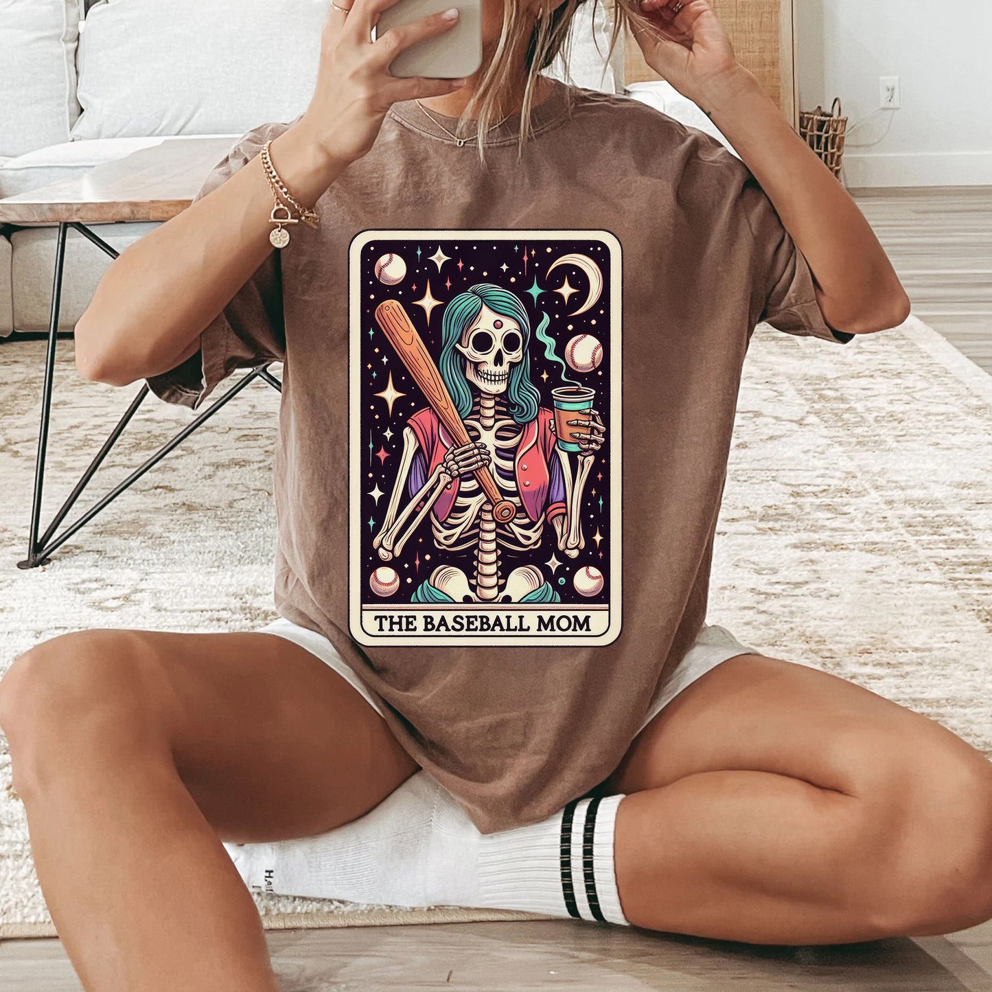 The Baseball Mom Tarot Card Shirt