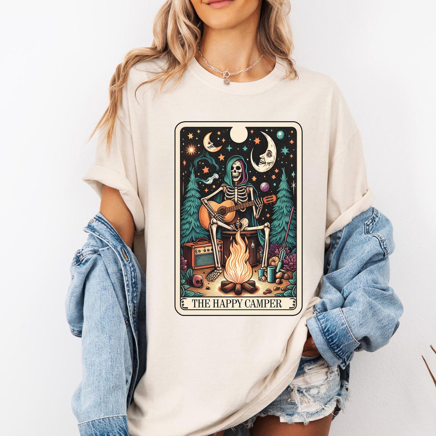 The Happy Camper Tarot Card Shirt