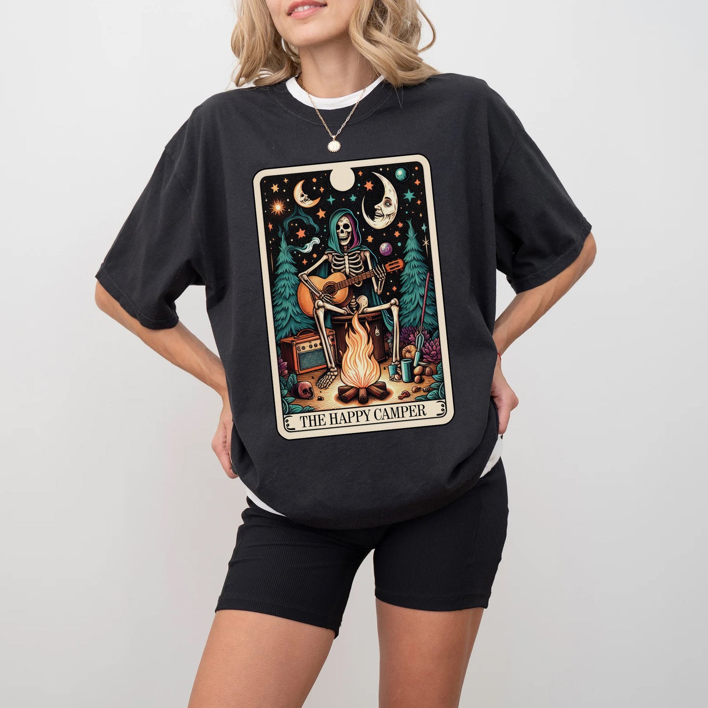 The Happy Camper Tarot Card Shirt