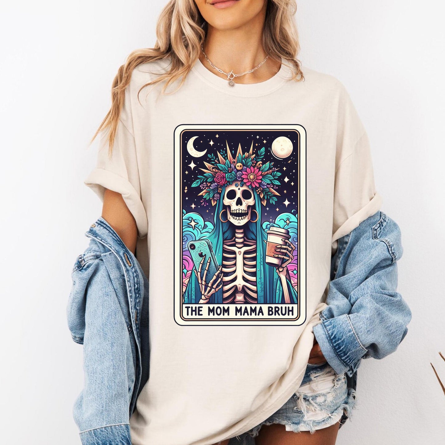 The Mom Mama Bruh Tarot Card Shirt