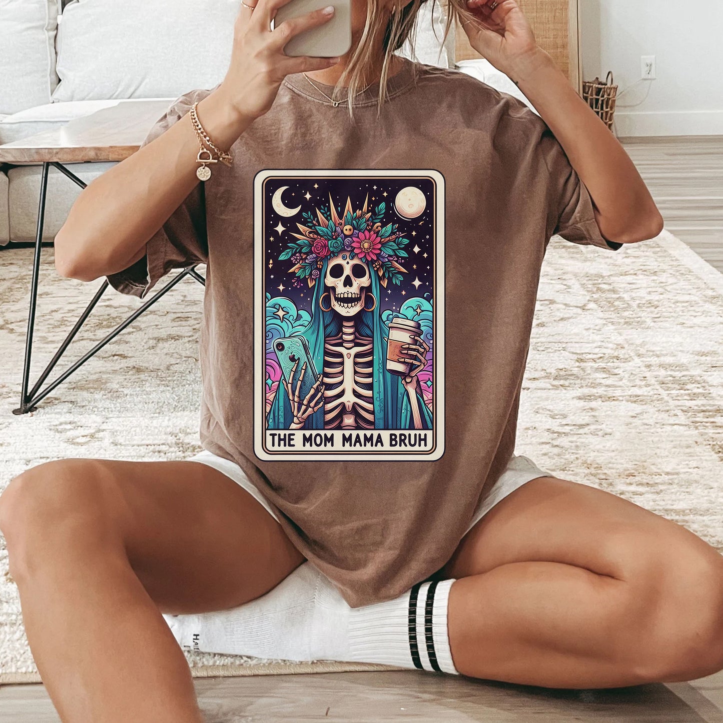 The Mom Mama Bruh Tarot Card Shirt