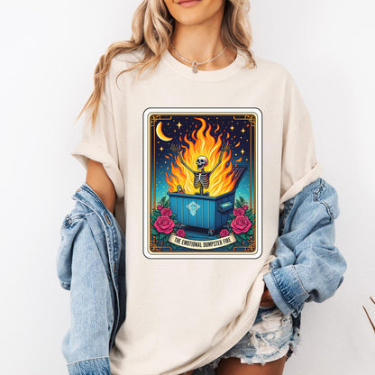 The Emotional Dumpster Fire Tarot Card Shirt