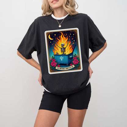 The Emotional Dumpster Fire Tarot Card Shirt