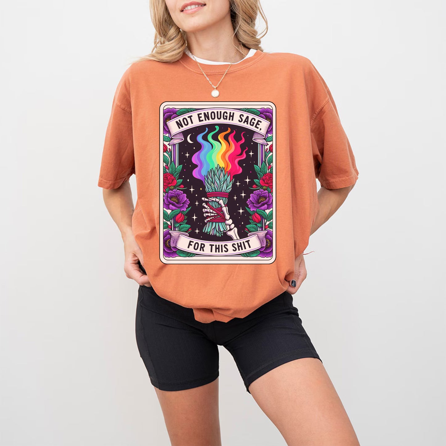 Not Enough Sage For This Shit Tarot Card Shirt